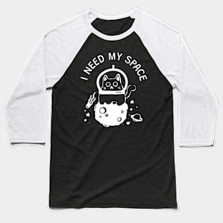 Cat in space Baseball T-Shirt